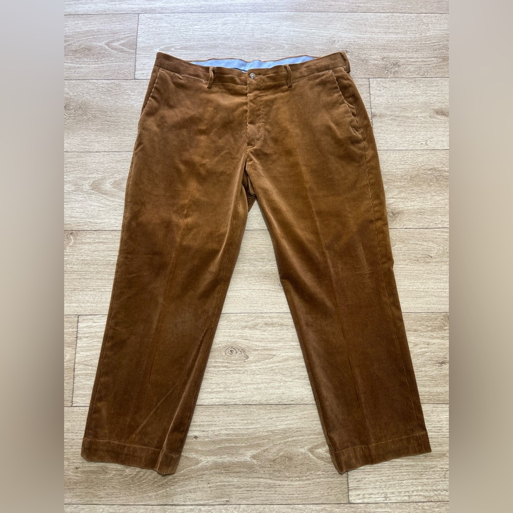 Ralph Lauren Men's Corduroy Pants in Warm Brown Size 38x30 RN 42381